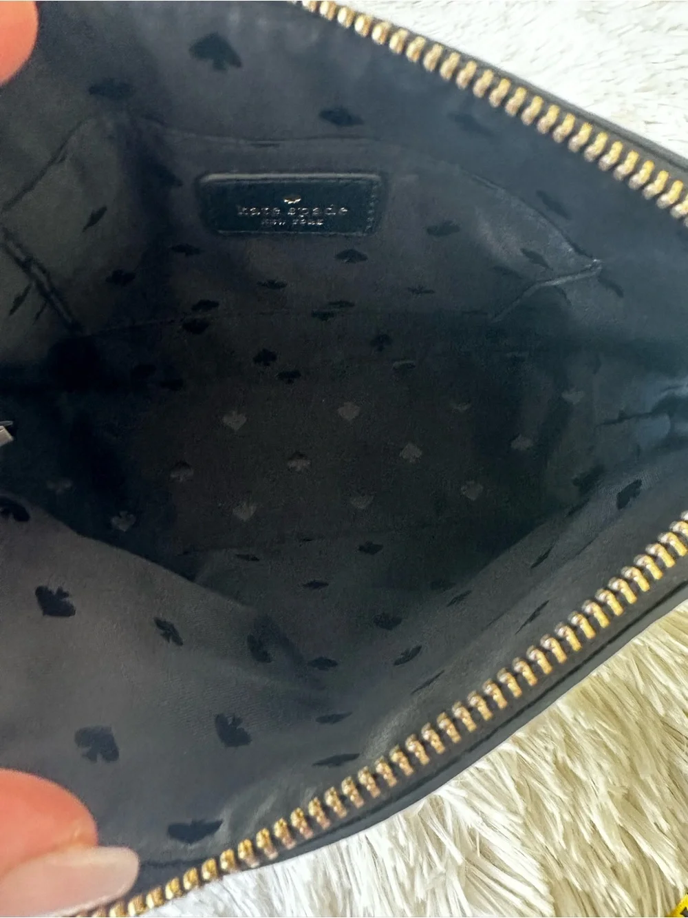 Kate Spade Southport Avenue Hanna Black Pebbled Leather Crossbody Shoulder Bag